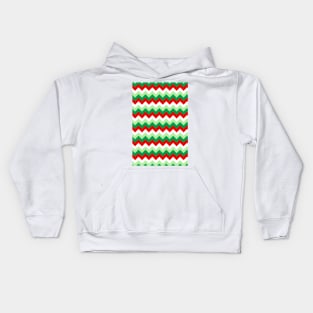 watermelon chevron Kids Hoodie